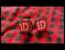 Kolczyki sztyfty ONE DIRECTION logo 15mm decoupage