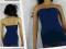 Bershka top koszulka bluzka granatowy 32/34 Q3182