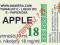 APPLE 18mg/ml poj. 10ml BAYCA INAWERA LIQUID