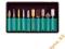 Zestaw frezy 10szt manicure pedicure żel akryl