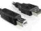 KABEL USB 2.0 A-B M/M 3M CZARNY