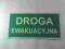 DROGA EWAKUACYJNA ANRO TABLICA SWIECI W NOCY