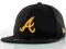 CZAPKA NEW ERA BASIC ATLANTA BLACK GOLD BZP 7