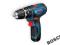 BOSCH zestaw GSR 10,8 V-LI + radio GML 10,8 LI