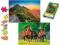 TREFL Puzzle 2x1000 Zachód słońca i Stado koni