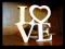 Love - Nowoczesny Napis, Literki Drewno nl5