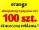orange ważne na wych. rok 100 sztuk zbieraj minuty