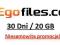 EGOFILES 30 Dni / 20 GB Voucher Premium Promocja!!