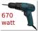 WKRĘTARKA WIERTARKA SIECIOWA 230V 670 WATT erman.
