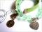 Kensogirl _ Bransoletka RZEMYK I CHARMS / 798