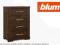 KOBA Komoda N-5 naturalny fornir dębowy , BLUM