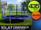 TRAMPOLINA Z SIATKĄ 435cm NEOSPORT DLA DZIECKA 2w1