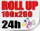 Roll Up Baner 100x200 rollup BLOCKOUT 24h Jakość