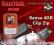 SanDisk MP3 4GB Sansa Clip Zip Orange ZESTAW