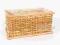 KOSZ KOSZYK SZUFLADA KOSZE RATTAN  29x18x14 cm