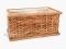 KOSZ KOSZYK SZUFLADA KOSZE RATTAN brąz 29x18x14cm