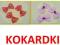 Aplikacje KOKARDKI kokardka śliczne 2szt. duże