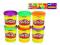 PLAY-DOH TUBY 4 + 2 GRATIS 23566 NEONOWE !!!