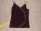 top koszulka na ramiączka r 36 brązowa z kwiatem S