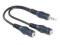 ROZGAŁĘŹNIK JACK 3,5mm STEREO WT. - 2xJACK 3,5m