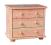 KOMODA 60 SZAFKA 3-szufl. SOSNOWA wys. 55 cm