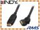 Kabel HDMI 1.4 3D wtyki obrotowe Lindy 41404 -5m