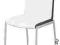 KRZESLO H 286 BIALY CHROM STOL JADALNIA KUCHNIA