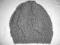 Ciepła CZAPKA SMERFETKA WARKOCZE szara NOWA? M