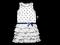 H&amp;M urocza sukienka w groszki dla damy 122-128