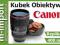Modny Kubek Jak Obiektyw Canon z Nakladką- Prezent