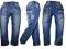 129 Modne jeans guma NAVY CREW aplikacje 104 NOWE