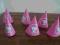 HELLO KITTY CZAPECZKA URODZINOWA 6SZTUK NA GUMCE