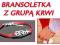 BRANSOLETKA Z GRUPĄ KRWI-STAL CHIR.-unisex-GRATIS!