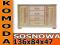 Komoda SOSNOWA 117 - 136x84x47 lite drewno SOSNA