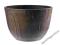 Donica, doniczka Sęki 25cm, ciemny brąz.