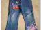 D6 Spodnie jeansowe dwie pary roz. 104cm