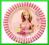 Talerzyki Happy Birthday Barbie 23cm party 1560g