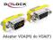 Adapter D-Sub VGA(15pin) M do VGA(15pin) F Delock