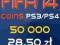 Fifa 14 Ultimate Team COINS PS3/PS4 50K FIRMA PL