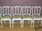 Kompl.krzeseł 6szt.LUDWIK shabby chic po renowacji