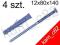 Kołek rozporowy wkręt sześciokątny KKX 12x140 4szt