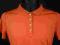 LAND'S END J.NOWE POLO PIMA COTTON ORANGE SOFT M