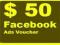 KUPON REKLAMOWY FACEBOOK ADS 50$(160zl)