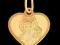 medalik złoty MARYJA w sercu pr585 GRATISY