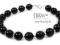 ARSYLION bransoletka Swarovski perły Mystic Black