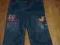 Śliczne jeansy George 9-12 msc Sowa