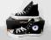 trampki/buty Converse roz 38 czarne, wysokie