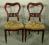 2 krzesła mahoniowe