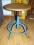 Taboret obrotowy srubowy   LOFT industrial STYL
