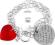 SWAROVSKI bransoletka CRYSTAL LOVE WALENTYNKI